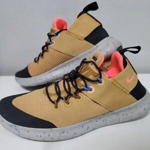 Women’s Nike Nike Free RN 230 Fit 2 khaki and Black Athletic Shoes